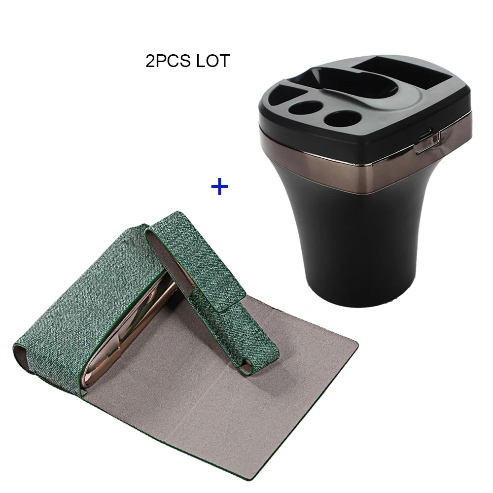 

JINXINGCHENG Car Charger for Iqos 3.0 Cover Protective Case and Charging Accessories 2 in 1 Pouch Cloth Case + Charge