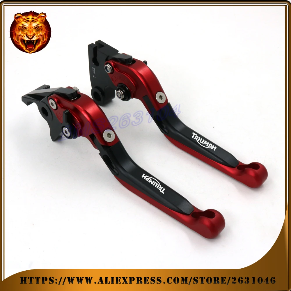

Adjustable Folding Extendable Brake Clutch Lever For TRIUMPH SPRINT ST/RS GT THRUXTON STEVE MCQUEEN SE Free shipping Motorcycle