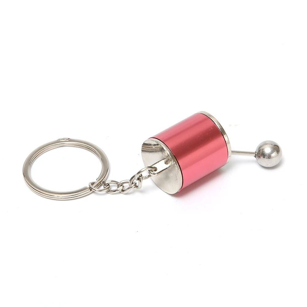 

Imitation 6 Speed Manual Gear Box Key Chain metal Car Keyring Car Keyring Keychain Car-styling Creative Gift Auto Accessories