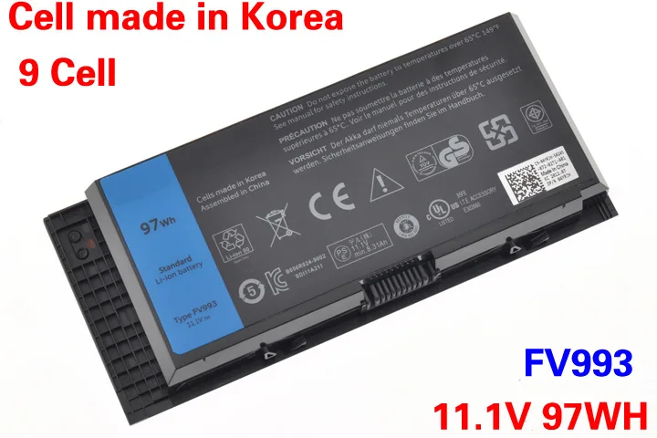 Аккумулятор dell fv993