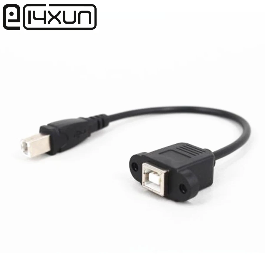 1 шт. разъем USB Type B Папа мама с фиксированным отверстием для принтера|Соединители|