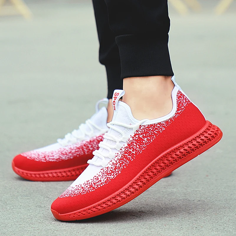 New Lightweight Breathable Air Mesh Anti-skid Man Comfortable Sneakers Gym Sport Men Tennis Shoes Trainers Tenis Masculino