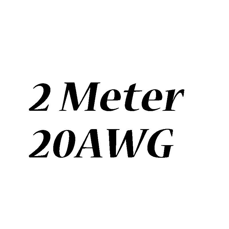 10/12/14/16/18/20/22/24/26 AWG силика гель провода кабеля для радиоуправляемой модели, "сделай сам" и хобби игрушки, Батарея ESC жильный кабель - Цвет: 20AWG 2 Meter