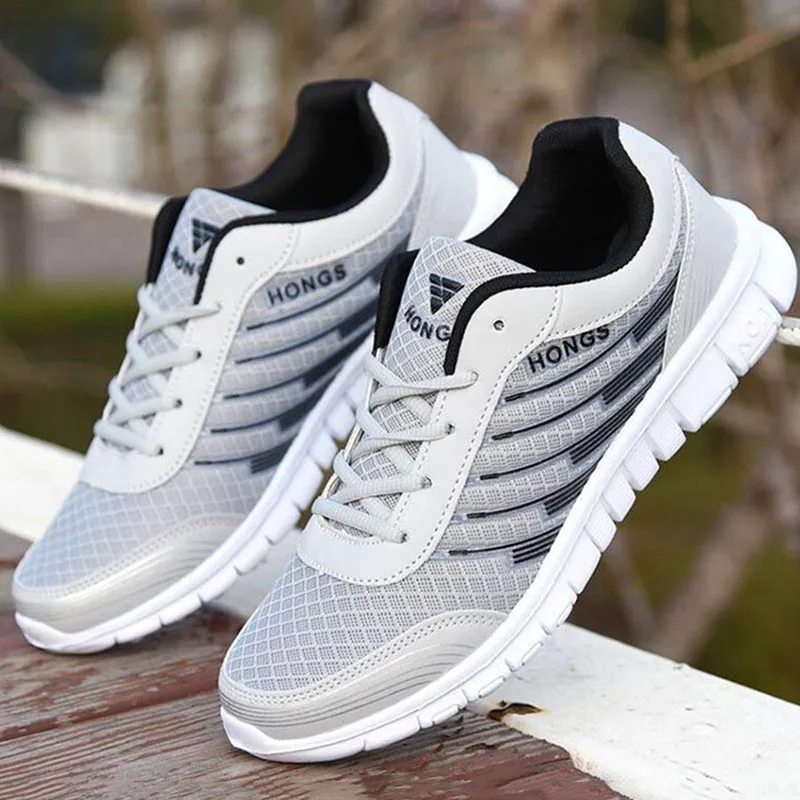 

Shoes Men Sneakers Air Mesh Men Causal Shoes Plus Size Trainers Baskets Homme Krasovki Breathable Male Shoes Tennis Espadrilles