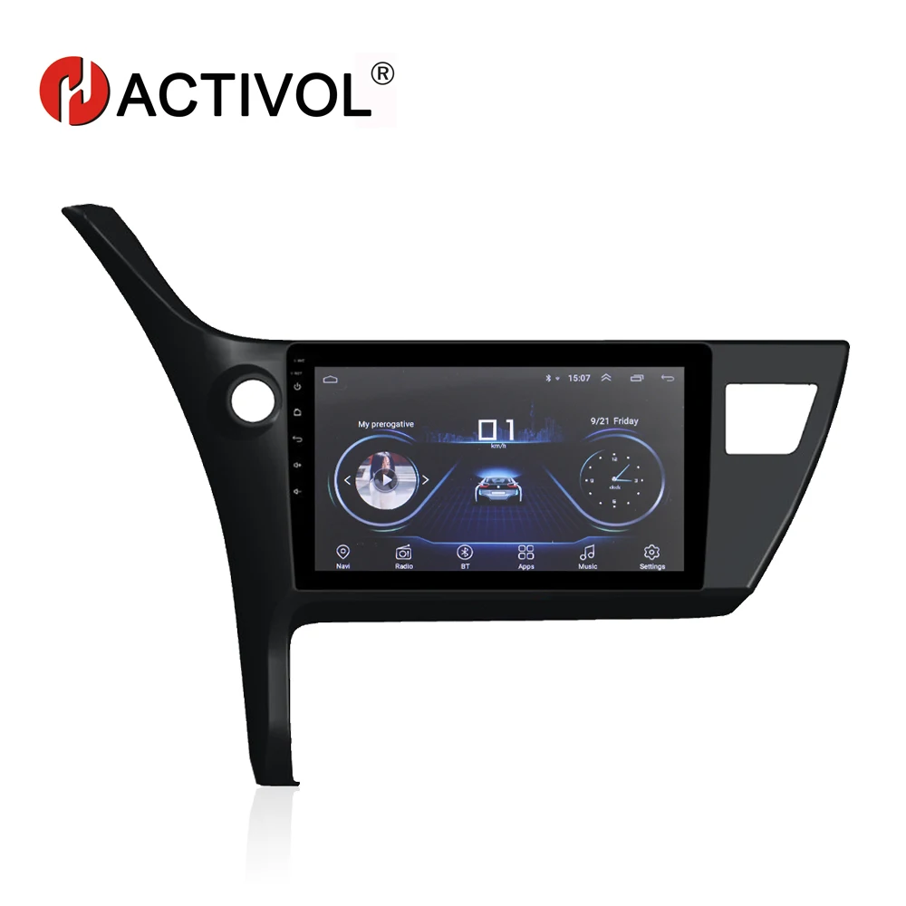 

HACTIVOL 10.1" 1024*600 Quadcore android 8.1 car radio for Toyota corolla 2017 car DVD player GPS Navi wifi 1G RAM 16G ROM