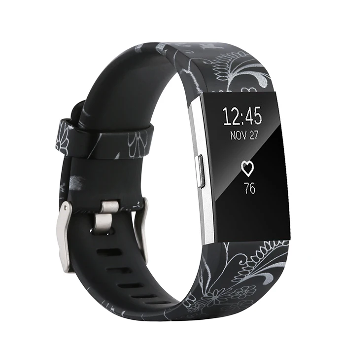 Золотой Honecumi для FitBit Charge 2 наручных часов Ремешок смарт-Браслет спортивный ремень для Fit bit Charge 2 аксессуары - Цвет: Золотой