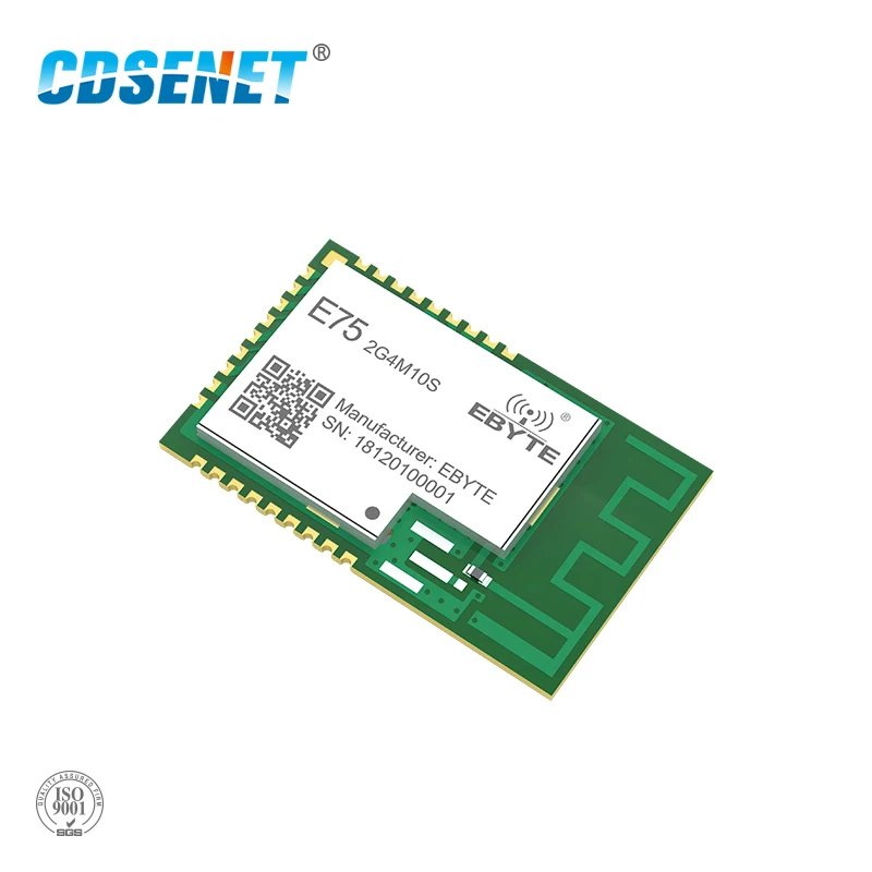 JN5169 Zigbee 2,4 ГГц 10 мВт беспроводной передатчик приемник CDSENET E75-2G4M10S SMD 10dBm PCB IPEX 2,4 ГГц rf приемопередатчик модуль