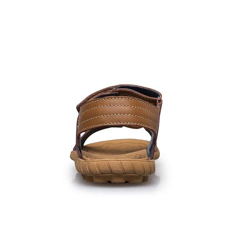 الصيف الرجال الصنادل مريحة جلد طبيعي حذاء كاجوال هوك حلقة إطارات دراجة تسلق الجبال خفيفة الوزن الرجال صنادل شاطئ شهم ساندا 5005 M