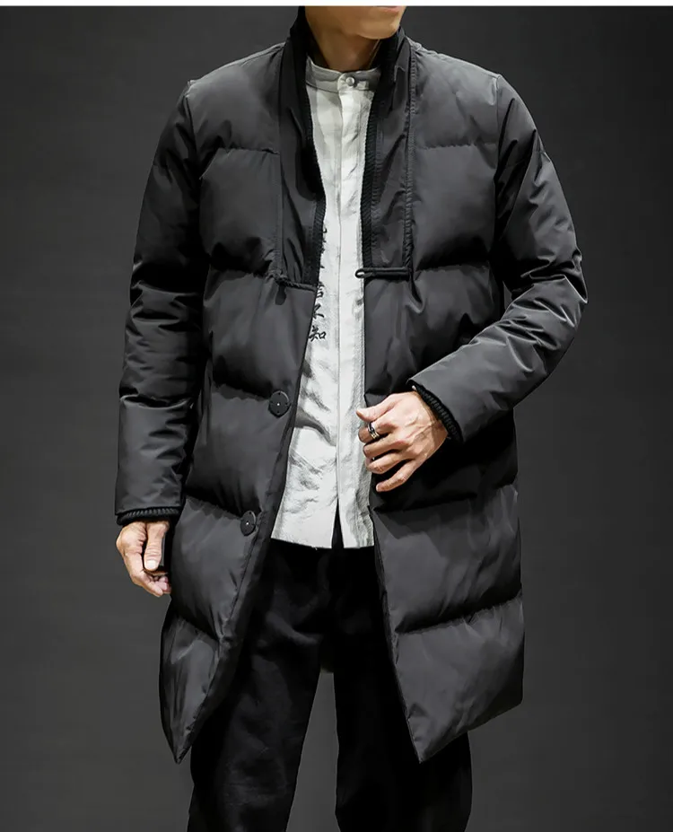 AYUNSUE New Parka Winter Jacket Men Plus Size Long Coat Casual Warm Cotton Coat Puffer Jacket Parkas Hombre 5xl KJ2648