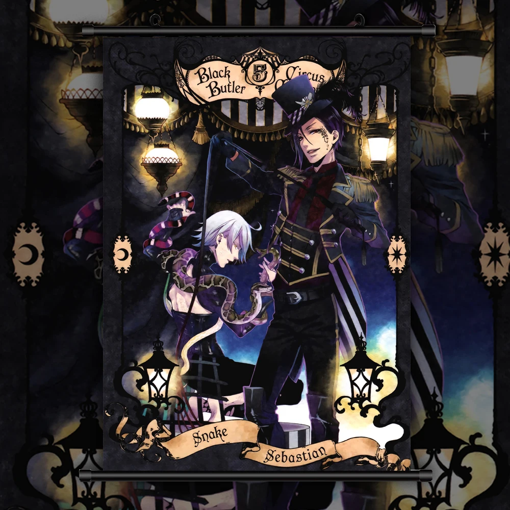 

Kuroshitsuji Black butler Anime manga wall Poster Scroll