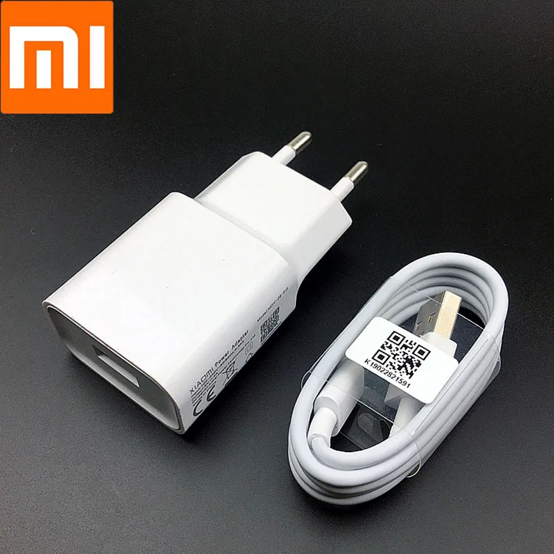 

Xiaomi Mi A2 Charger for Mi Mi x 2 4 4 s 5 5 s 6 Max NOTE 2 Rode mi 3 3 s 4 4A NOTE 5V2A Original EU Charger Adapter Micro Cable