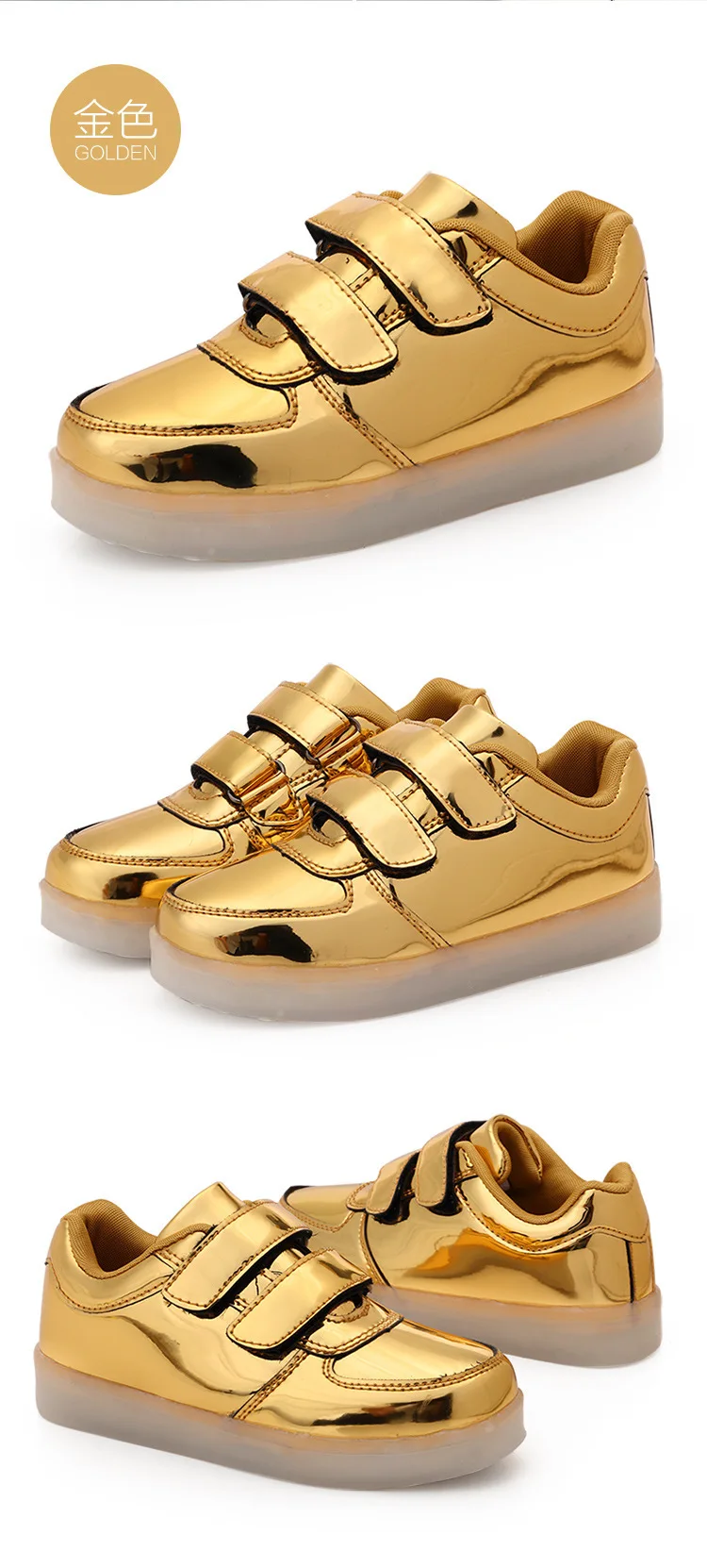Loop de Carregamento Sapatos das Meninas dos Meninos Sapatos de Flash Kashiluo Crianças Levaram Sapatos Sneakers Crianças Gancho Usb Moda Luminosa Brilhante 13 Kashiluo crianças Levaram sapatos Sneakers Crianças gancho