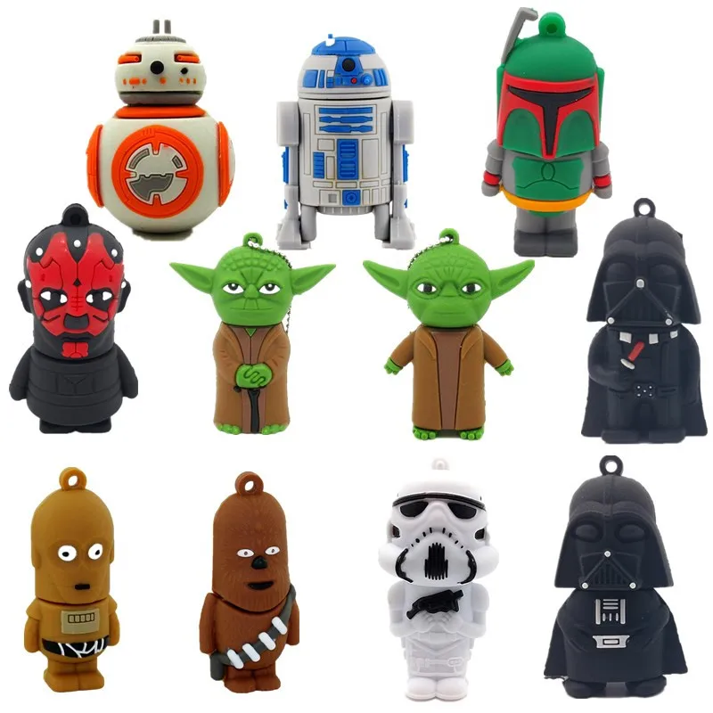 

New Hot USB Flash Drive 64GB pen drive Star Wars Darth Vader 4GB 8GB 16GB 32GB 128GB high speed 2.0 pendrive flash memory stick