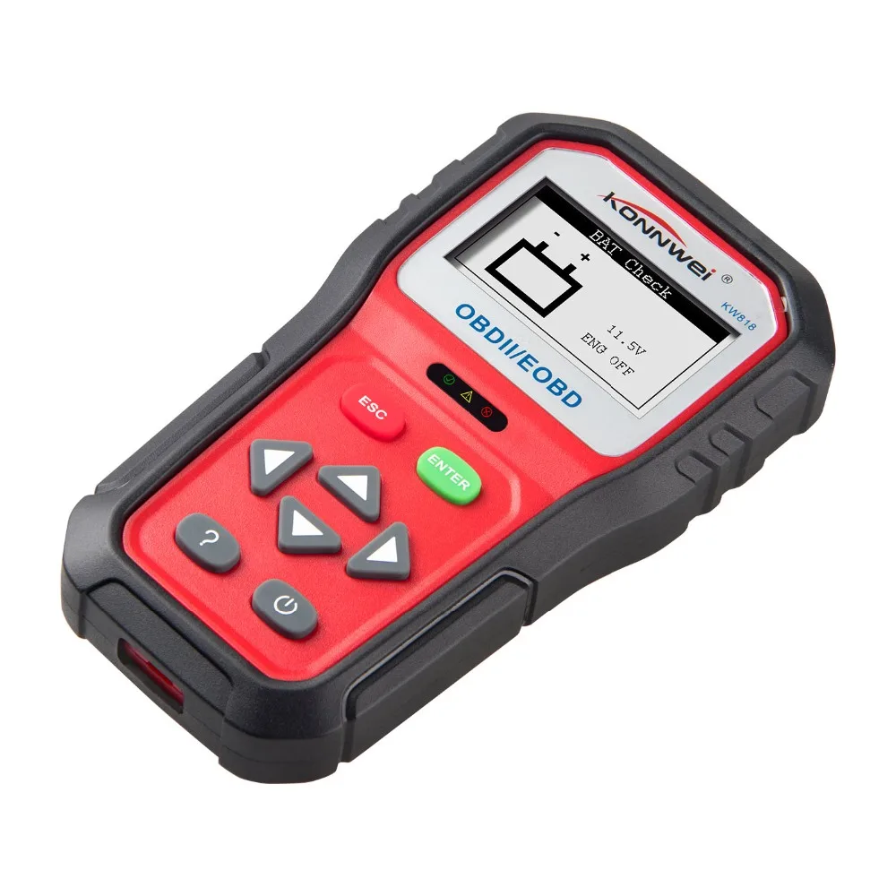 KONNWEI KW818 OBD2 диагностический инструмент KW818 OBD II многоязычный сканер CAN BUS Car Code Reader лучше, чем NX501 MS509 ELm327