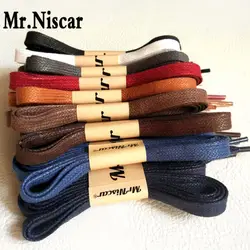 Mr. niscar/5 пара Ширина 0.8 см/толщиной 0.2 см без каблука Воск ED Шнурки Воск хлопчатобумажная обувь Кружево S строки для Обувь кожаная для девочек