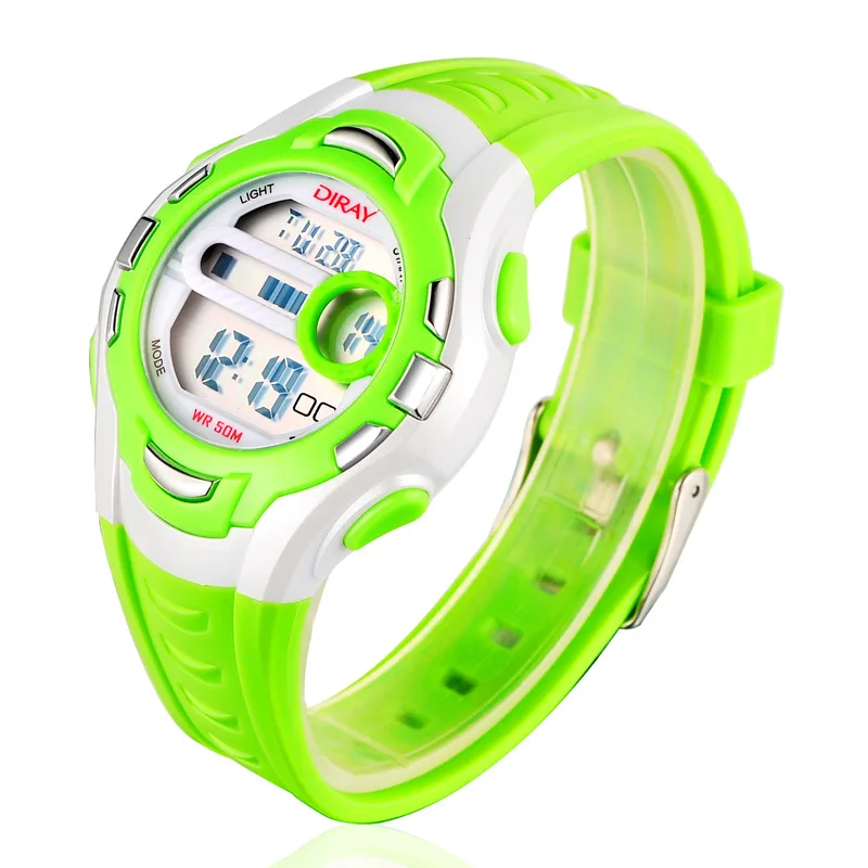 Montre enfant 2019 DIRAY брендовые цифровые часы детские спортивные водонепроницаемые