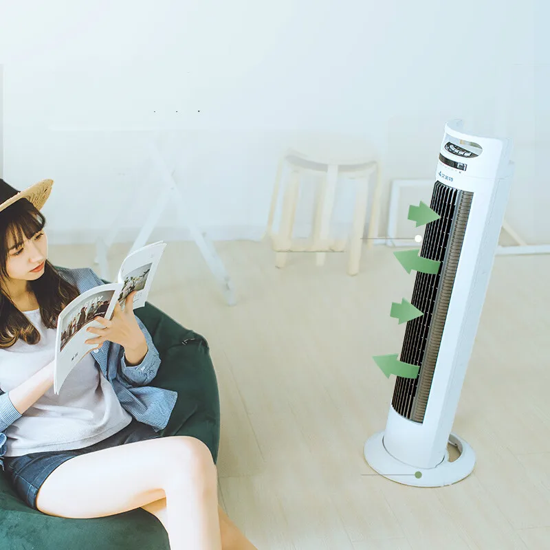 Top Electric Fan Tower Fan Leafless Fan Household Landing Remote Control Household Air Circulation FT75R 3