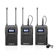 BOYA BY-WM8 Pro-K2 UHF Wireless Dual-Channel Lavalier Microphone System for DSLR Camera Camcorder Smartphone Interview ENG EFP цена BOYA BY-WM8 Pro-K2 UHF Wireless Dual-Channel Lavalier Microphone System for DSLR Camera Camcorder Smartphone Interview ENG EFP цены онлайн