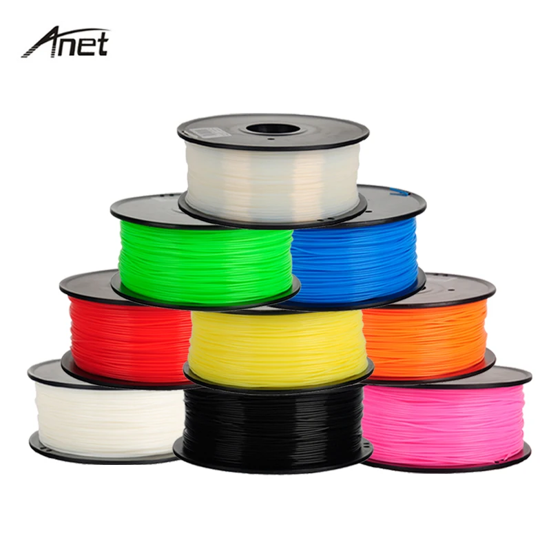 

ABS 1.75mm 1Kg/spool Plastic Rod Rubber Ribbon Consumables Material Refills for MakerBot/RepRap/UP/Mendel 3D Printer Filaments