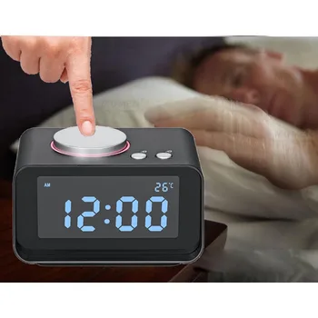 

2017 K1 Radio Alarm Clock With Dual USB Charger With FM Speaker Function For Mp3 Phone Ipad Computer