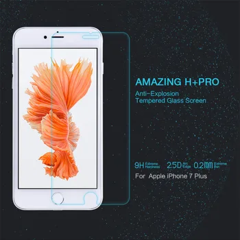 

10pcs/lot Wholesale NILLKIN Amazing H+PRO Anti-Explosion Tempered Glass Screen Protector Film For Apple iphone 7 Plus 5.5 inch