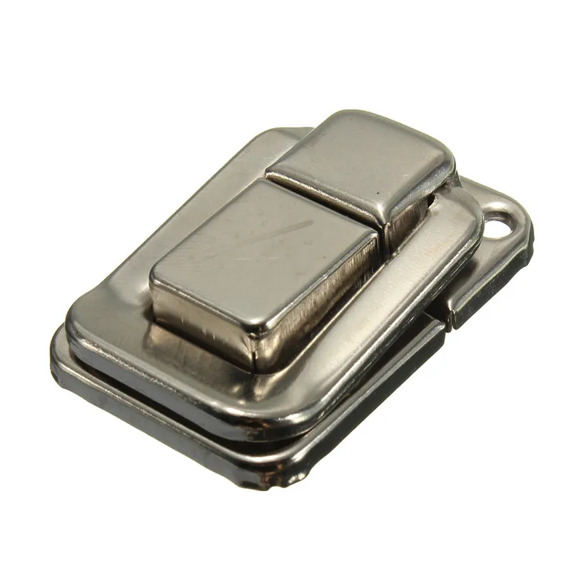 

MTGATHER Silver Fastener Toggle Latch Catch Chest Case Suitcase Boxes Chests Trunk Lock