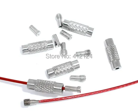 

150Sets Screw End Tip Caps Fit 1mm Bubble Gum Chokers Silver Tone