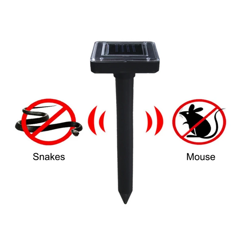 

Solar Drives Away Pest Animals Ultrasonic Outdoor Insect Repellent For Drives Away Snake Mice