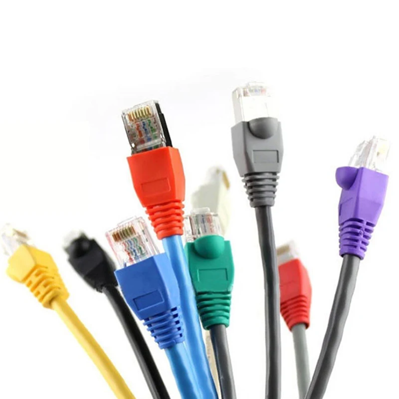 

100pcs RJ45 Caps Cat6 Network Boots Cover RJ 45 Sheath Cat6a Cat5 Cat5e Protective Sleeve Multicolour Ethernet Cable Connector
