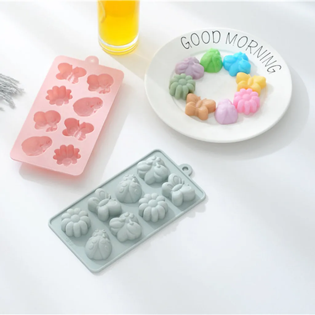 

Silicone Shape Cake Cookie Chocolate Mould Ice Tray Mold Baking Tray 3D Product For Kitchen Useful Tools Apparel Accessories #80