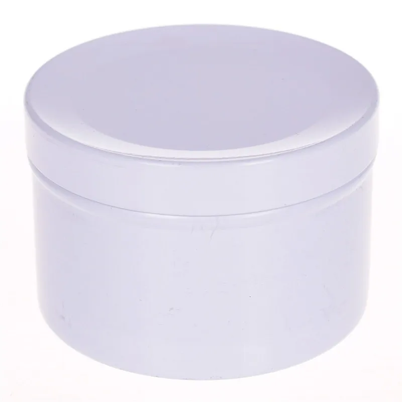 1 шт. мини коробка для хранения оловянного чая круглый металлический чехол для свадебных ювелирных изделий конфетные подарки Органайзер Контейнер игрушки чай защитные ящики для хранения - Цвет: White