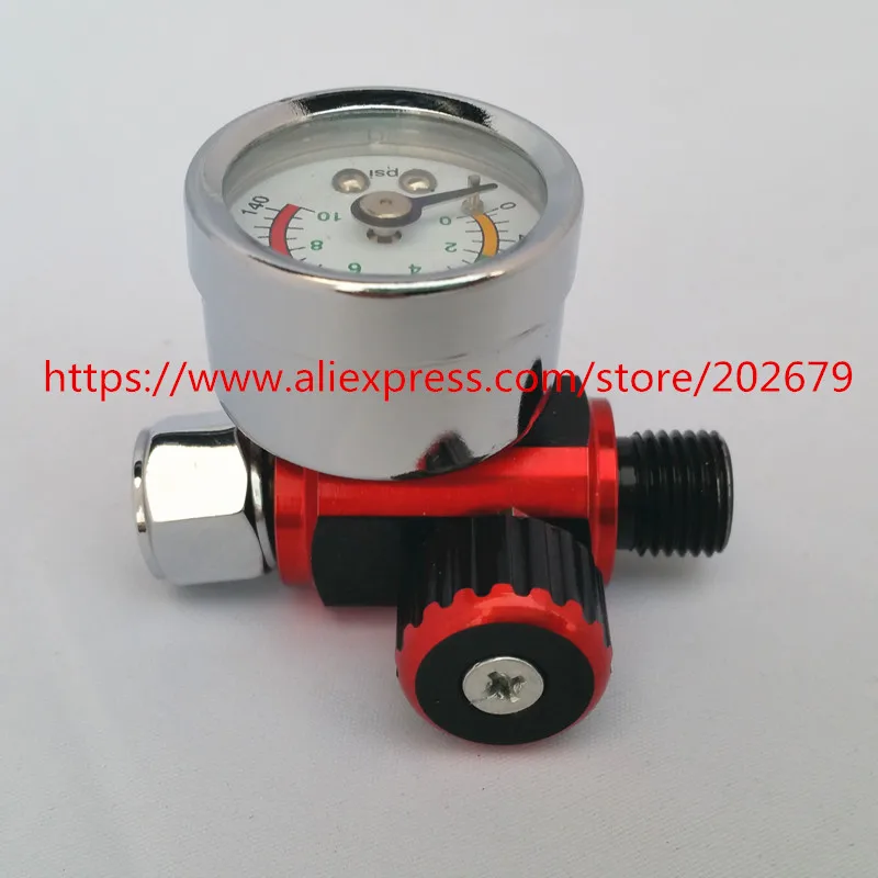 HVLP регулятор пульверизатора для регулировки давления воздуха задний манометр