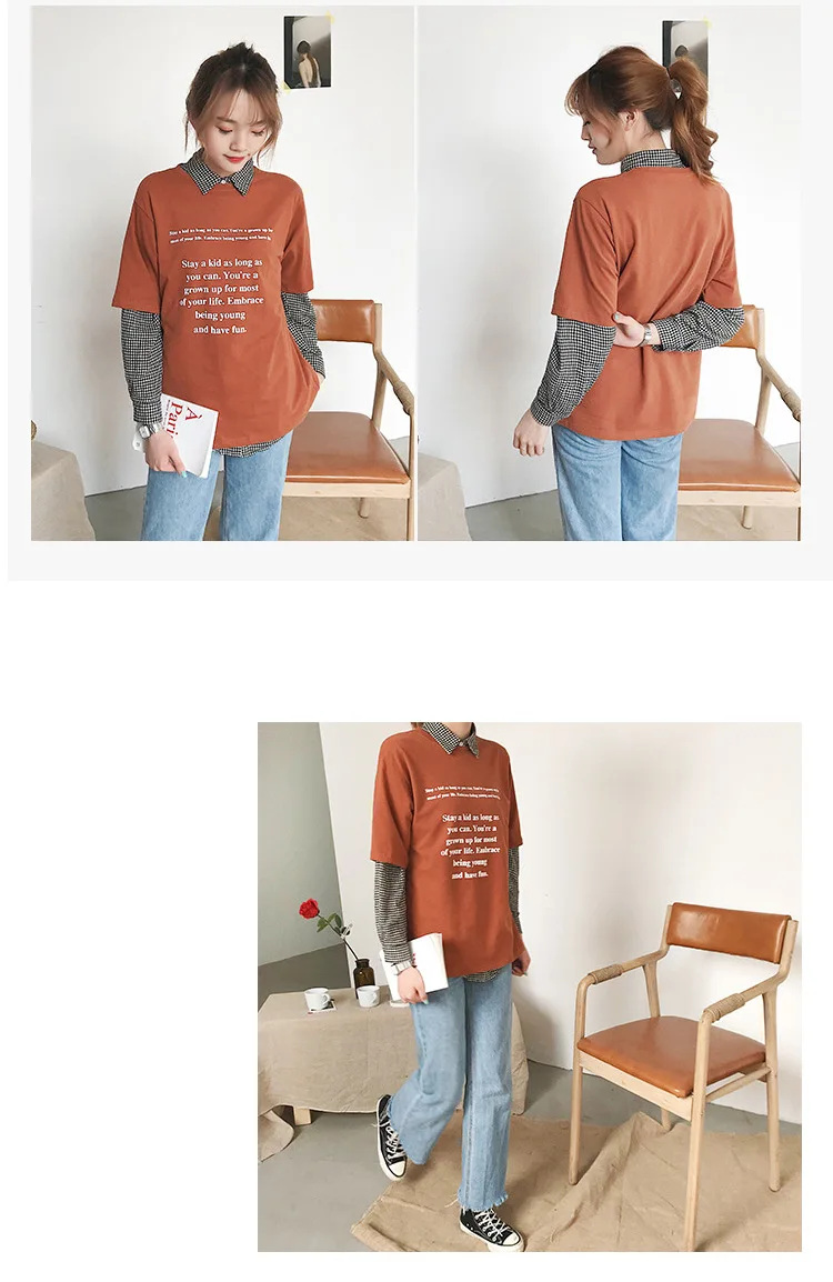 t shirt T1801 orange-2