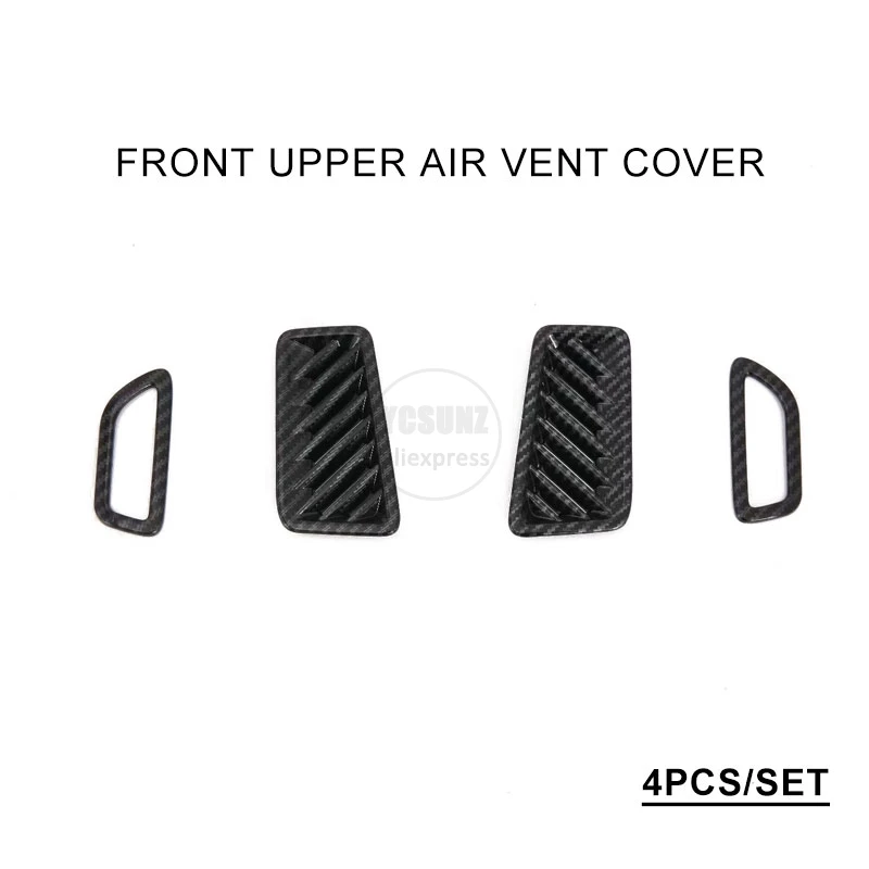 YCSUNZ ABS carbon fiber Interior door handle panels interior parts car styling car interior accessories For toyota rav4