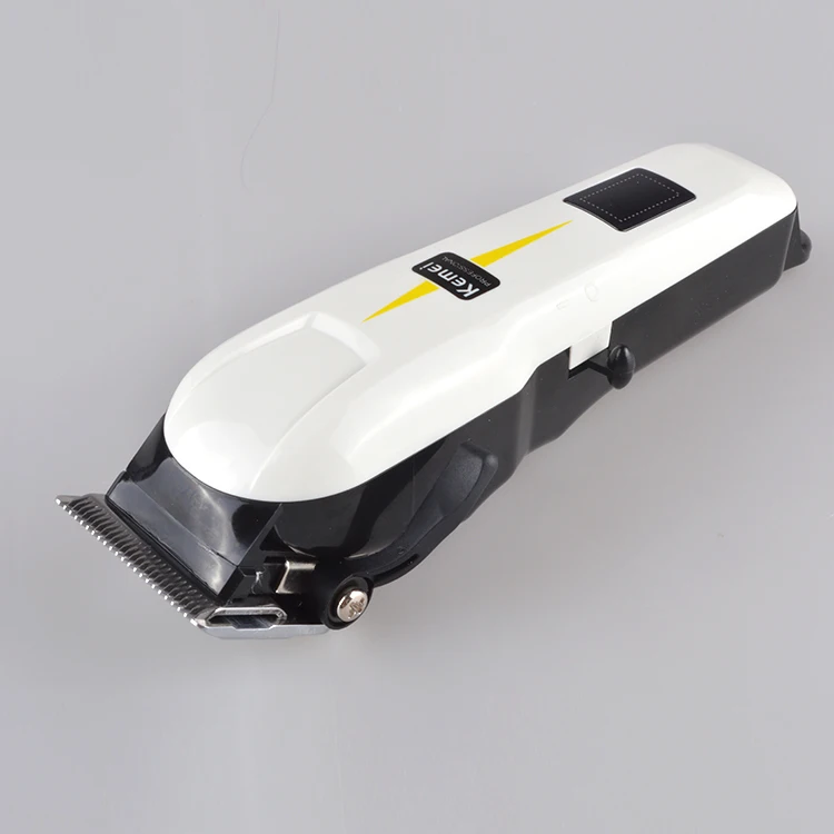 Kemei KM-809A Powerful LCD Electric Professional Hair Trimmer Rechargeable Shaver Razor Cordless Adjustable Salon Clipper