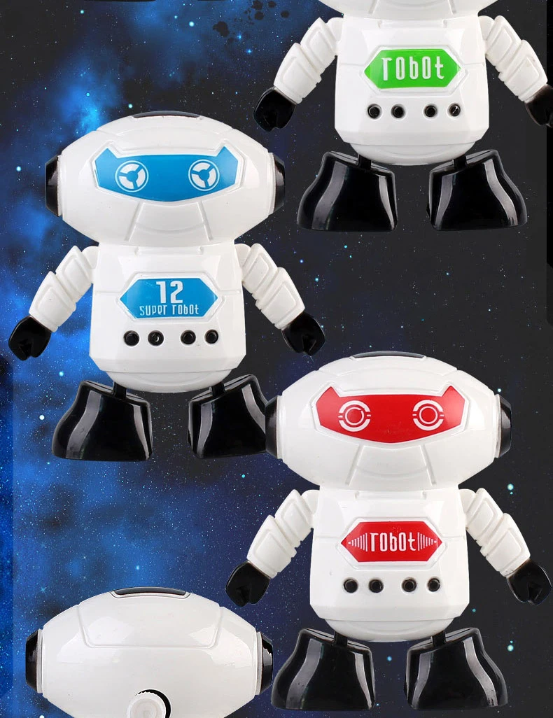 Заводной бегущий Робот детские игрушки на развитие детей подарок головоломка счастье детская игрушка, Прямая поставка