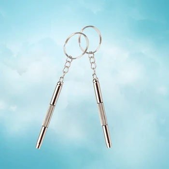 

High Quality Repair Key ring tool Keychain Screwdriver Tool For Home Sunglasses Eyeglass Cellphone Watch
