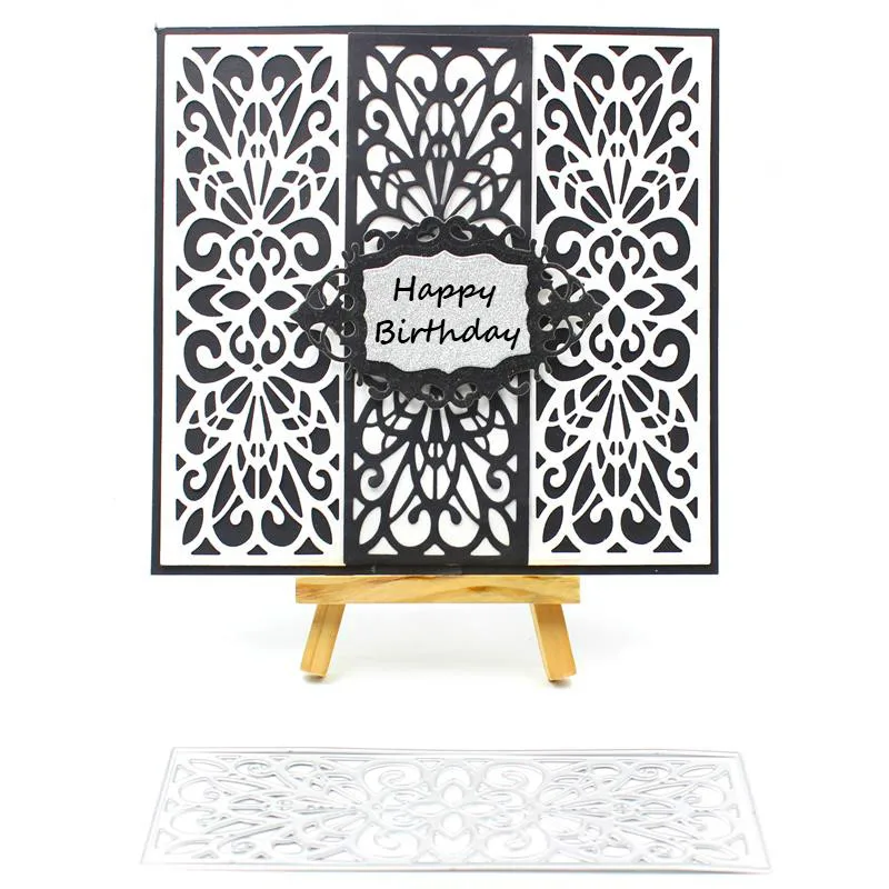 

KSCRAFT Lace Frame Metal Cutting Dies Stencils for DIY Scrapbooking/photo album Decorative Embossing DIY Paper Cards
