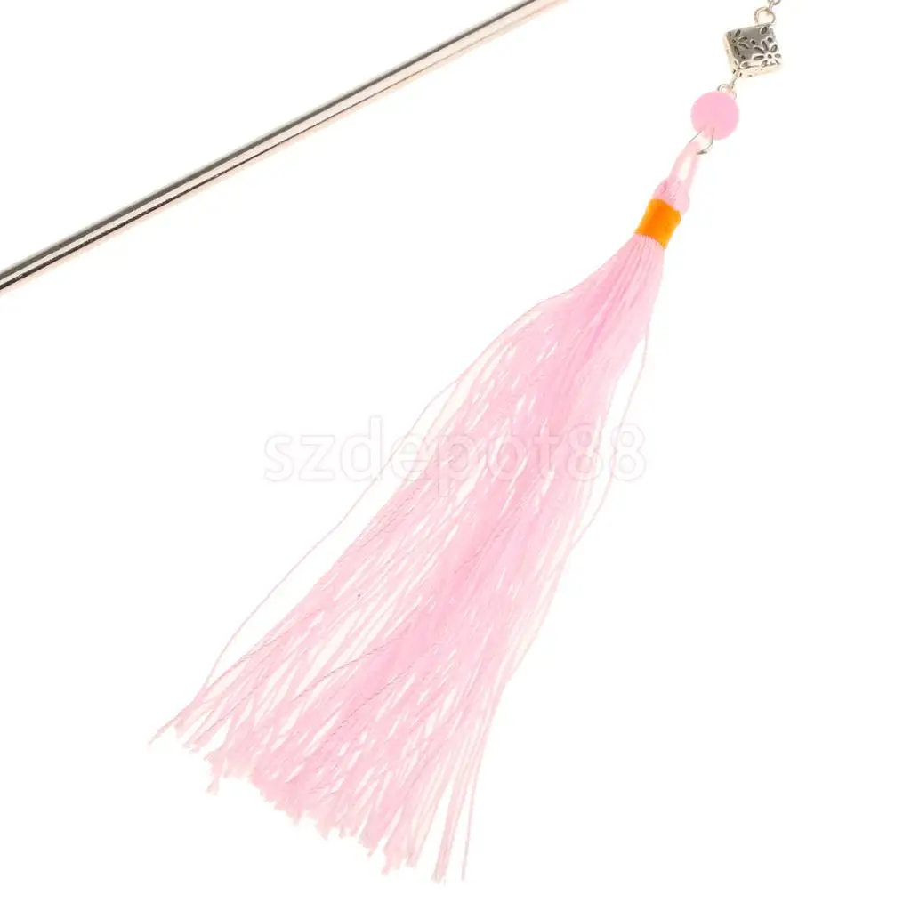 Handmade Chinese Girl Classic Butterfly Tassel Hairpin Headdress Hair Stick
