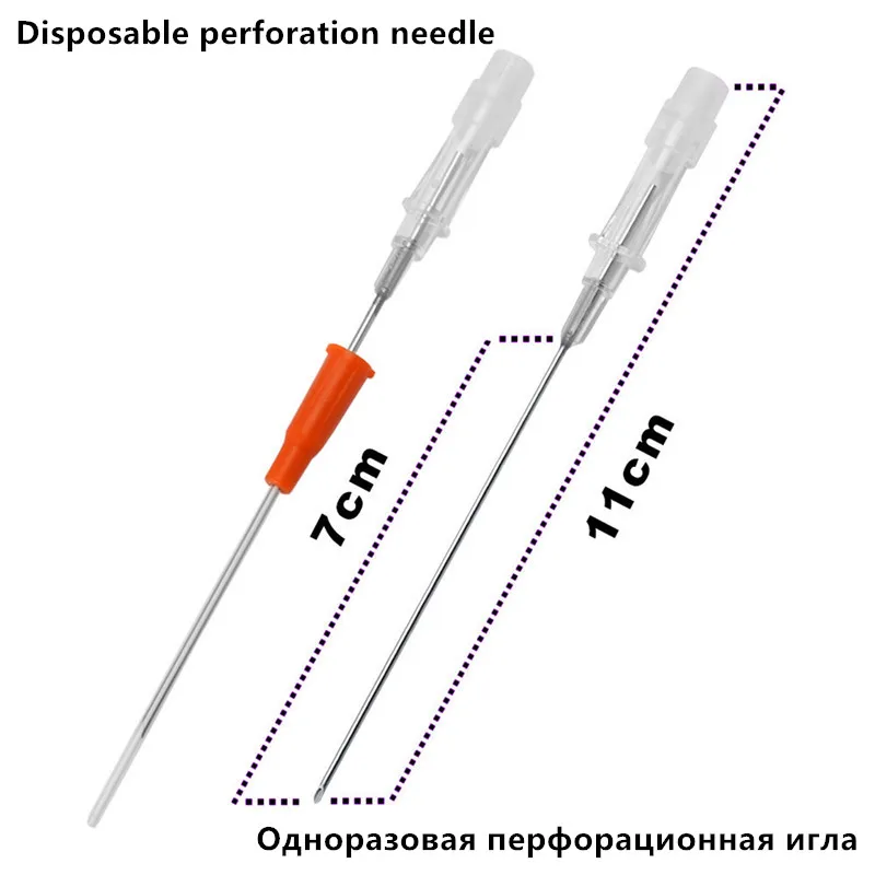 1 шт. одноразовые стерильные тела иглы для пирсинга спецодежда медицинская Professional иглы для тату 14 г/16 г