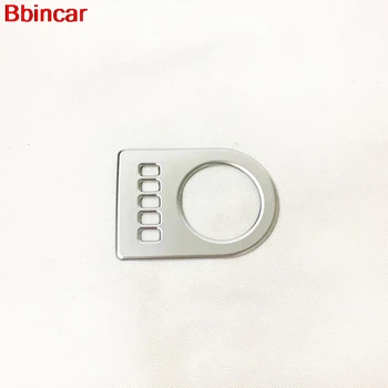 

Bbincar ABS Chrome Console Gear Handle Shift Knob Display Decorative Trim Cover Sticker Frame For Jaguar F-PACE 2016 2017 2018