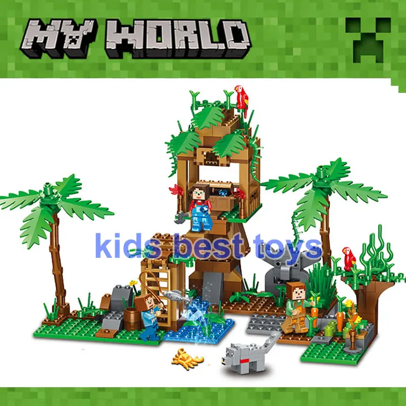 Il Mio Mondo Casa Sullalbero Dellisola Di Costruzione