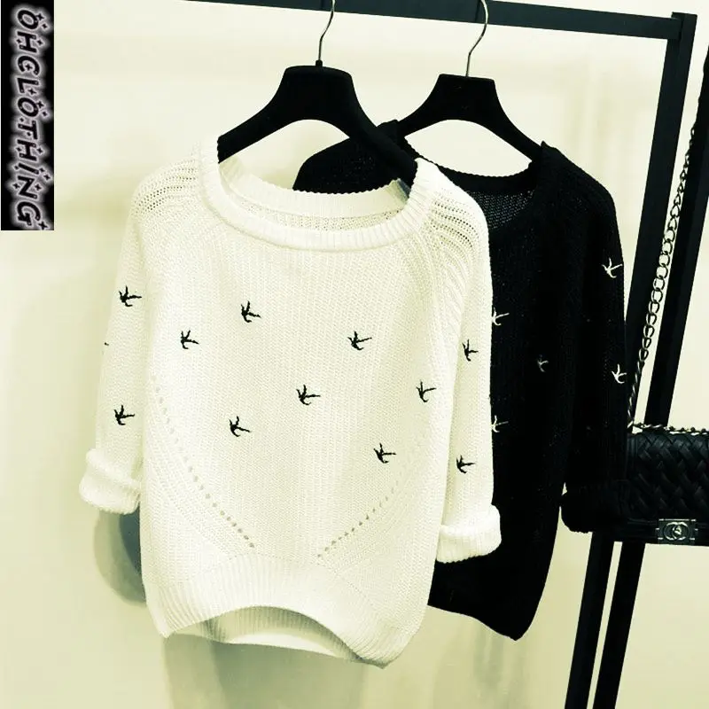 2019 New Arrivals Spring Autumn Fashion women Sweater High quality Casual Sweaters Women Jumper Pullovers Loose Femininas Blusas 2019 New Arrivals Spring Autumn Fashion women Sweater High quality Casual Sweaters Women Jumper Pullovers Loose Femininas Blusas