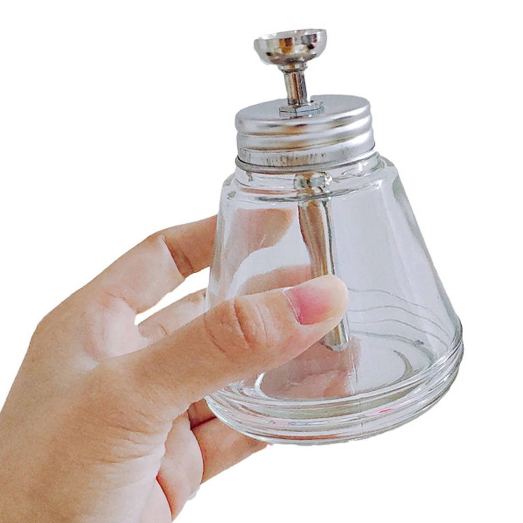 5 унций толкающий дозатор бутылка насос для снятия лака для ногтей, многоразовый контейнер для тонких жидкостей для макияжа(прозрачный