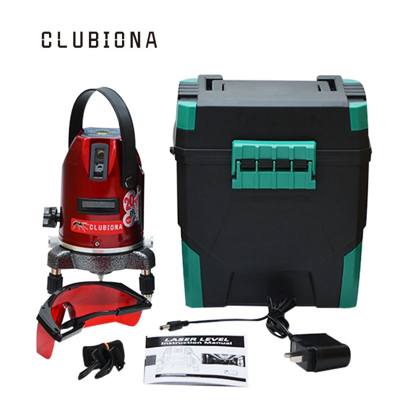 

20 times brightness laser module Hot sale auto self leveling slash function (1V, 1H) red beam laser level equipment
