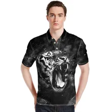 FORUDESIGNS Wholesale Animal Print Tops Tees Men Polo shirts Casual Horse Shirts Short-Sleeve loose Fit Shirt S M L XL XXL XXXL женский халат laogudai dropshipping s m l xl xxl xxxl s0004
