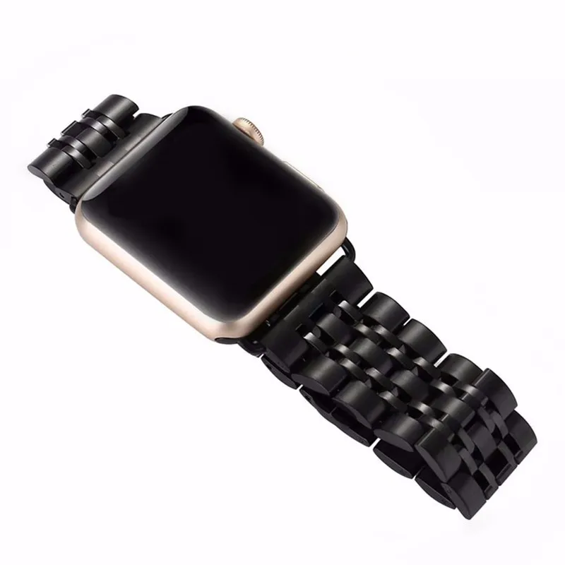 Ремешок для apple watch band 44 мм 40 мм apple watch 4 5 iwatch band 42 мм/38 мм correa из нержавеющей стали pulseira Butterfly ремешок для часов