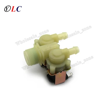 

NEW 3/4" Normally Closed Water Supply Electric Solenoid Valve AC 220V Inflow Inlet Flow Switch 0.8Mpa one Inflow Two Out
