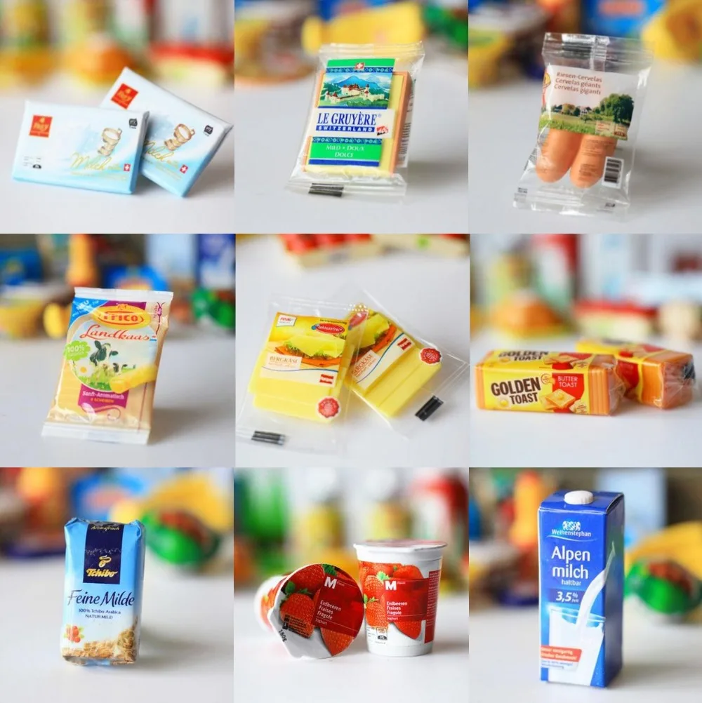 

6PCS 1:6 Dollhouse Miniature Doll Food Mini Supermarket Simulation Food Accessories for BJD Barbies Kurhn doll