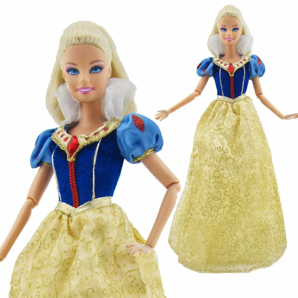 Roupa Vestido Luxo para Boneca Barbie Susi (Azul Frozen)